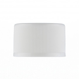 Ø24 Plain cap - White